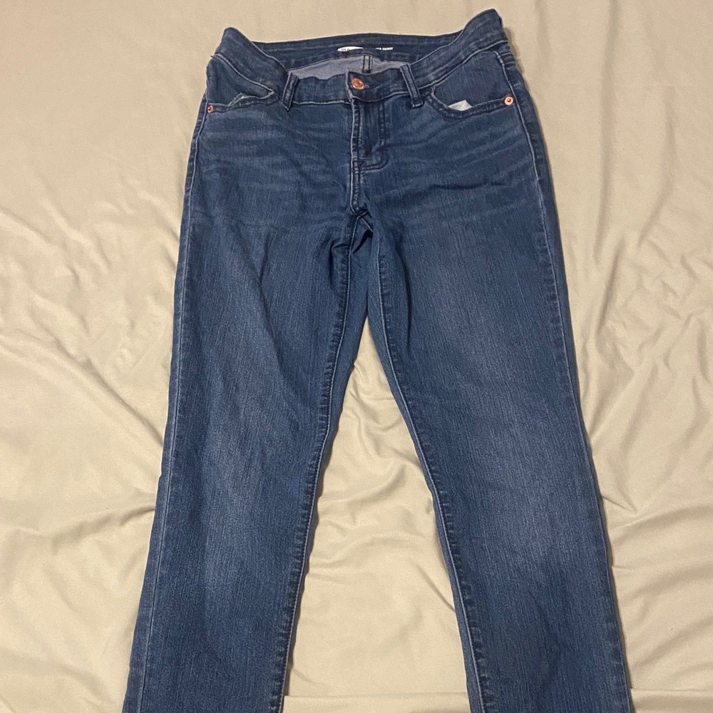 Old Navy Women's Dark Blue Skinny Jeans